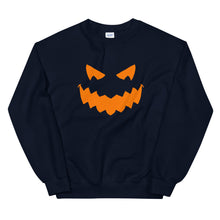 Load image into Gallery viewer, Halloween Pumpkin Jack O&#39; Lantern - Unisex Sweatshirt
