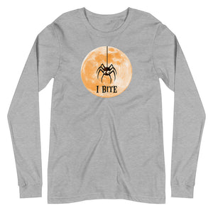 I Bite - Halloween Spider - Unisex Long Sleeve Tee