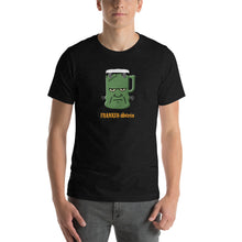 Load image into Gallery viewer, Frankenstein - Beer Stein - Funny Halloween tee - Short-Sleeve Unisex T-Shirt
