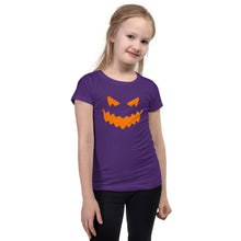 Load image into Gallery viewer, Pumpkin Jack O&#39; Lantern Halloween tee - Girl&#39;s T-Shirt
