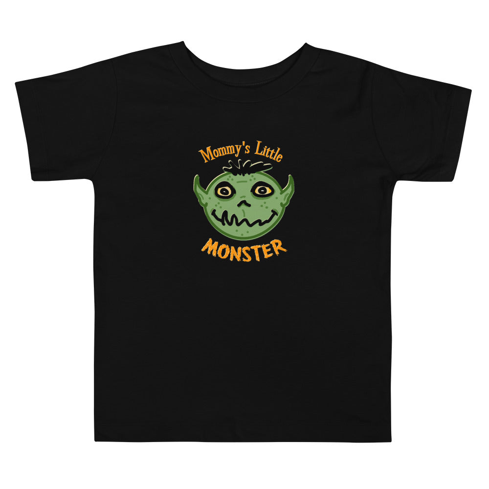 Mommy's Little Monster Cute Halloween tee - Toddler Short Sleeve Tee