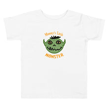 Load image into Gallery viewer, Mommy&#39;s Little Monster Cute Halloween tee - Toddler Short Sleeve Tee
