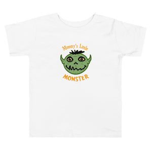 Mommy's Little Monster Cute Halloween tee - Toddler Short Sleeve Tee